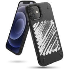 slomart Ringke onyx design trpežen ovitek za iphone 12 mini black (paint) (oxap0028)