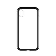 slomart wozinsky full magnetic case full body front cover in back cover z vgrajenim steklom za vivo x60 črno-prozoren