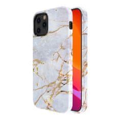 slomart kingxbar marmorna serija eleganten etui natisnjen etui marmor iphone 12 mini bela modra