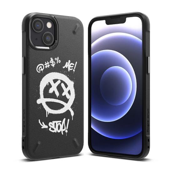 RINGKE Robustno ohišje za iPhone 13 mini Onyx Design Graffiti črno