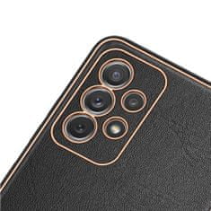 slomart eleganten etui dux ducis yolo iz mehkega tpu in pu usnja za samsung galaxy a72 4g črn