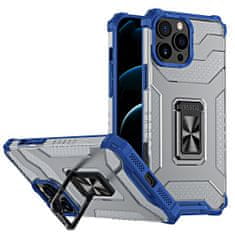 slomart robusten ovitek crystal ring case kickstand tough rugged cover za iphone 13 pro max moder