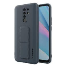 slomart wozinsky kickstand case silikonski etui s stojalom xiaomi redmi 9 blue