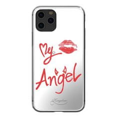 slomart kingxbar angel zrcalni ohišje okrašeno s pravimi swarovski kristali iphone 11 pro max ogledalo prozorno