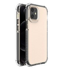 HURTEL ARMOUR OVITEK IZ GELA SPRING ARMOR S PISANIM OKVIRJEM ZA IPHONE 12 MINI, ČRN