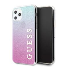 Guess GUHCN58PCUGLPBL iPhone 11 Pro roza/modra/rožnato modra trda torbica Glitter Gradient