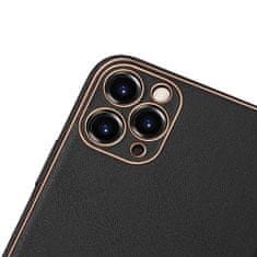 slomart eleganten ovitek dux ducis yolo iz mehkega tpu in pu usnja za iphone 11 pro črn