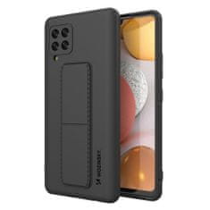 slomart wozinsky kickstand case silikonski ovitek s stojalom samsung galaxy a42 5g black