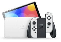 Nintendo Switch OLED igralna konzola, Neon White + Mario Party Superstars igra