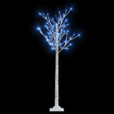 Greatstore Božično drevesce s 140 LED lučkami 1,5 m modro vrba