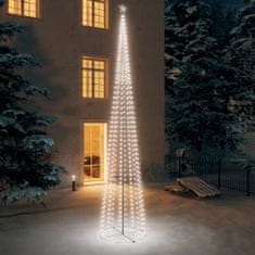 shumee Novoletna jelka stožec 752 hladno belih LED lučk 160x500 cm