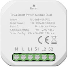 Tesla SMART Module dvojno pametno stikalo