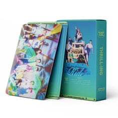 KPOP2EU The Boyz 6th Malé Album Karty THRILL-ING Karty 55 ks - Blue ver.