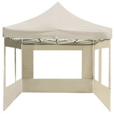 Vidaxl Profesionalni šotor za zabave aluminij 6x3 m krem