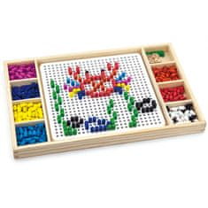 Viga Toys Lesena kitajska sestavljanka 2 v 1 Moziaka Toys Montessori