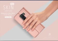 Dux Ducis ovitek za Samsung Galaxy A03s A037, preklopni, roza