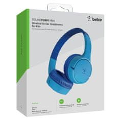Belkin slušalke, brezžične, za otroke, modre - odprta embalaža