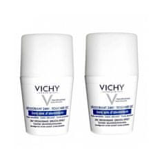 Vichy Set krogličnih deodorantov za občutljivo kožo 2 x 50 ml