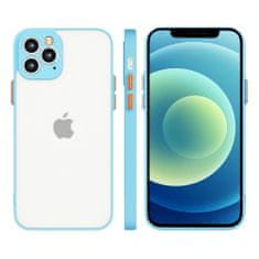 slomart silikonski prožni prosojni ovitek milky case za xiaomi redmi 9t moder