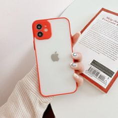 slomart silikonski prožni prosojni ovitek milky case za xiaomi redmi 9t rdeč