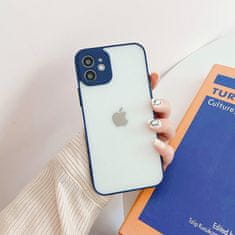 slomart silikonski prožni prosojni ovitek milky case za xiaomi redmi 9t mornarsko moder