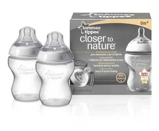 Tommee Tippee STEKLENIČKA.2 X 260 ML. BISF.FREE