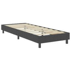 Vidaxl Boxspring postelja temno siva iz blaga 100x200 cm