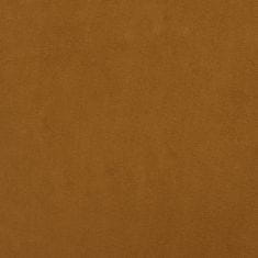 Vidaxl Podnožje, rjave barve, 78x56x32 cm, oblazinjeno v žametu