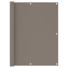 Vidaxl Balkonsko platno taupe 120x500 cm oksford blago