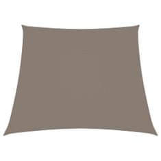 Vidaxl Senčno jadro oksford blago trapez 3/4x2 m taupe