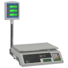 Greatstore Elektronska paketna tehtnica z LCD zaslonom 30 kg