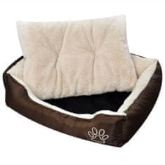 Vidaxl Udobna pasja postelja z mehko blazino XL