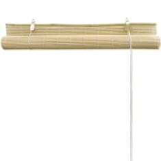 Vidaxl Rolo senčilo iz naravnega bambusa 150x220 cm
