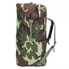 Greatstore Potovalna torba vojaškega stila 85 L kamuflažne barve