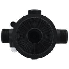 Greatstore Ventil z več priključki za peščeni filter ABS 1,5" 6-smerni