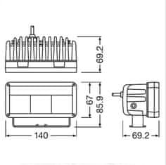 Osram LEDriving Lightbar MX140 LEDDL102-SP 12/24V 30/2W