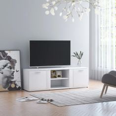 Vidaxl TV omarica bela 120x34x37 cm iverna plošča