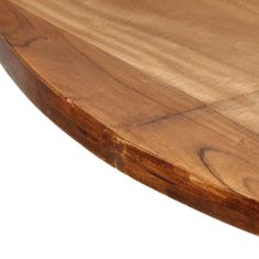 Vidaxl Jedilna miza okrogla 175x75 cm akacijev les s palisandrom