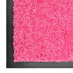 Vidaxl Pralni predpražnik roza 40x60 cm