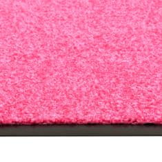 Vidaxl Pralni predpražnik roza 60x180 cm
