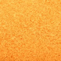 Vidaxl Pralni predpražnik oranžen 90x120 cm