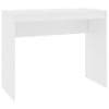 Pisalna miza bela 90x40x72 cm inženirski les