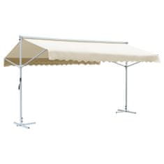 Vidaxl Prostostoječa tenda 600x300 cm krem