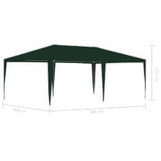 Vidaxl Profesionalen vrtni šotor 4x6 m zelen 90 g/m2