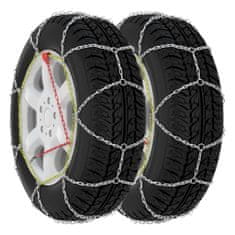 Vidaxl Snežne verige za pnevmatike 2 kosa 16 mm SUV 4x4 vel. 400