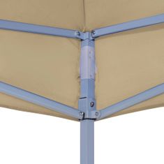 Vidaxl Streha za vrtni šotor 2x2 m bež 270 g/m2