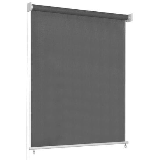 Vidaxl Zunanje rolo senčilo 80x230 cm antracitne barve