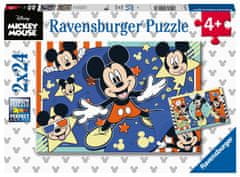 Ravensburger Disney: Mickey miška sestavljanka, 2 x 24 delov