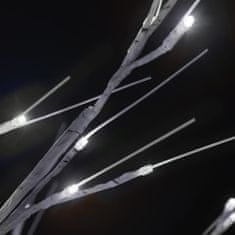 Greatstore Božično drevesce s 140 LED lučkami 1,5 m hladno belo vrba