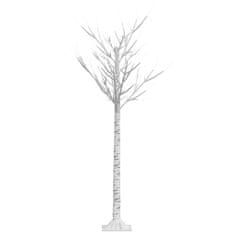 Vidaxl Božično drevesce s 140 LED lučkami 1,5 m toplo belo vrba